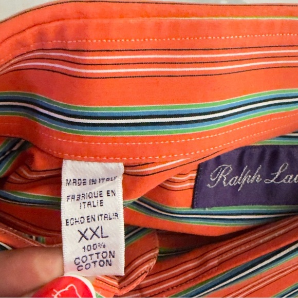 Ralph Lauren Purple Label Button up shirt size XXL - Picture 9 of 10